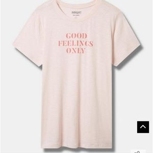 Torrid Good Classic Fit Super Soft Slub Crew Neck Twist Tee